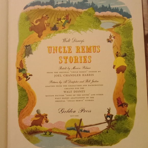 Walt Disney's Uncle Remus Stories by Joel Harris A Giant Golden Book - Picture 4 of 11